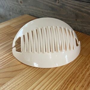 Vintage 1980s Tzers Newport Beach Hair Lifter Cincher Clip Banana Comb Cream